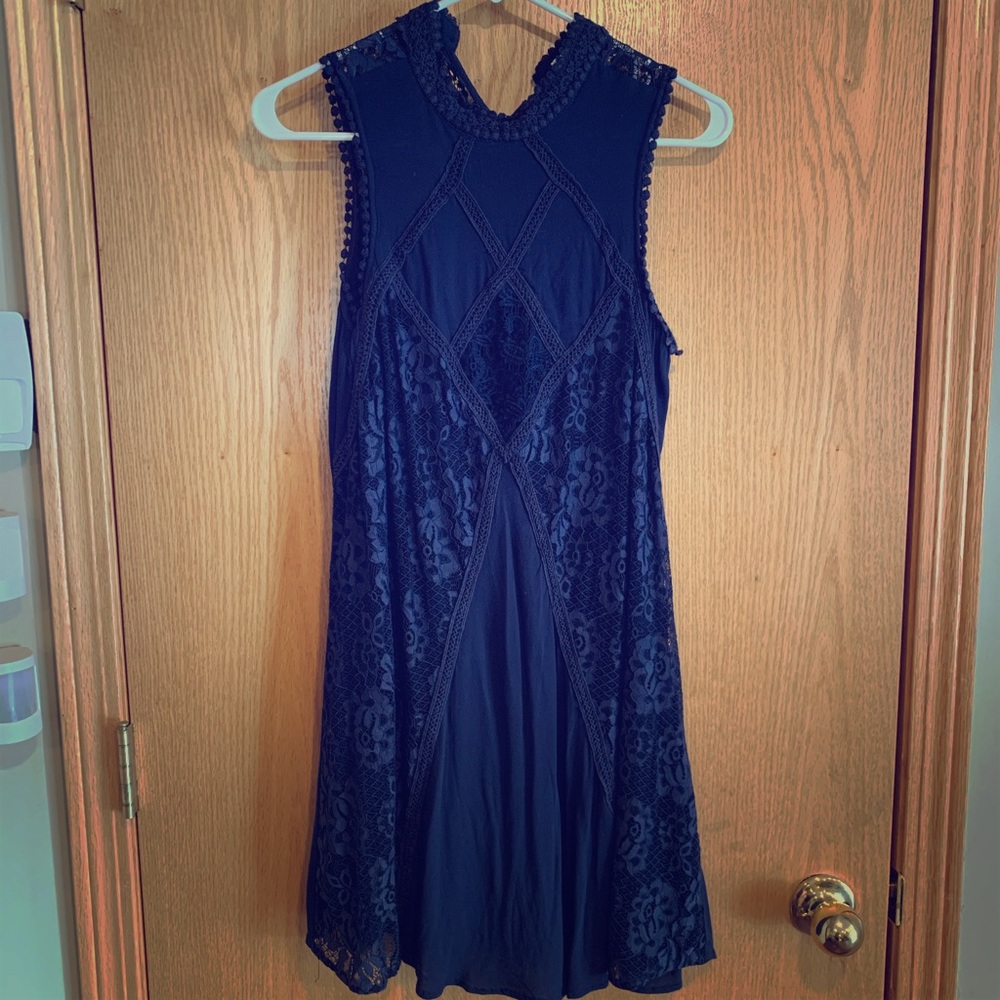 Navy Blue Formal Dress